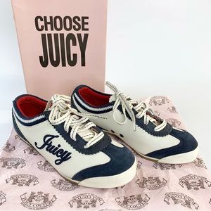 Rare Retro Style Juicy Couture Etsy Sneakers Nappa and Suede Leather Sz 7